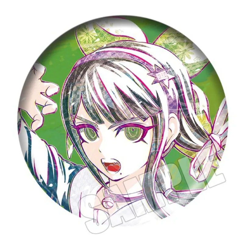 58mm Hot New Danganronpa V3 Anime Badge Kokichi Oma Cosplay Badge Brooch Pin Anime Accessories Birthday Gifts - view 6