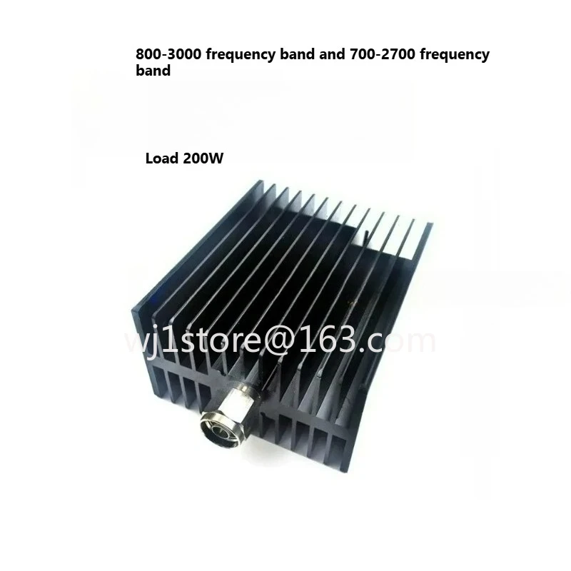 Dummy Load 200W, DC-3GHz, N-Type Male, 50 Ohm Coaxial Terminator for Radio Testing