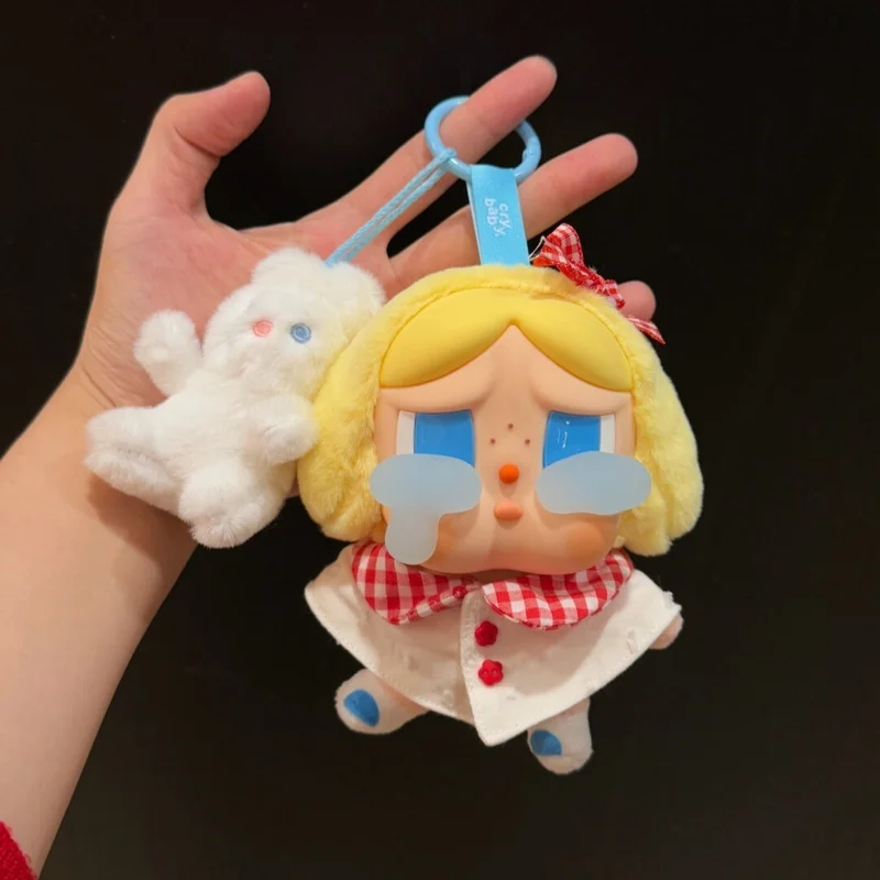 For Crybaby 2 Piece Set Doll Clothes Tears Of Love Series Anime Peripheral Checkered Pink Cute Dress Set Diy Doll Only Clothing