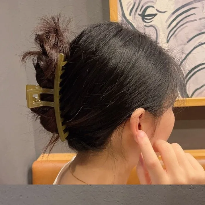 

Cross Hair Claw Clip Premium Large Shark Clip for Back of Head Daily Styling Women