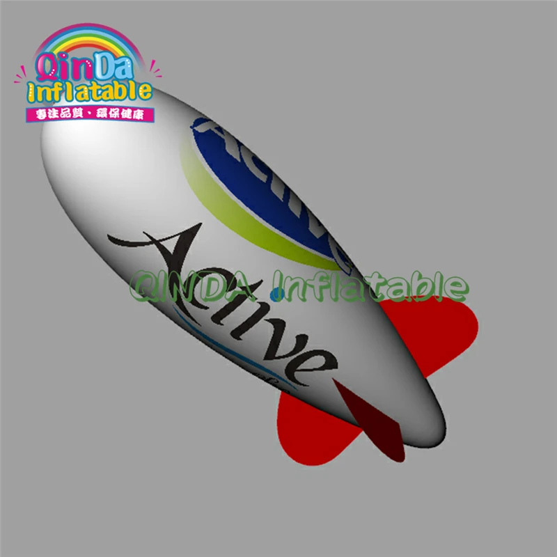 Flying Advertising Inflatable Helium Blimp Balloon Inflatable Airship For Promotion