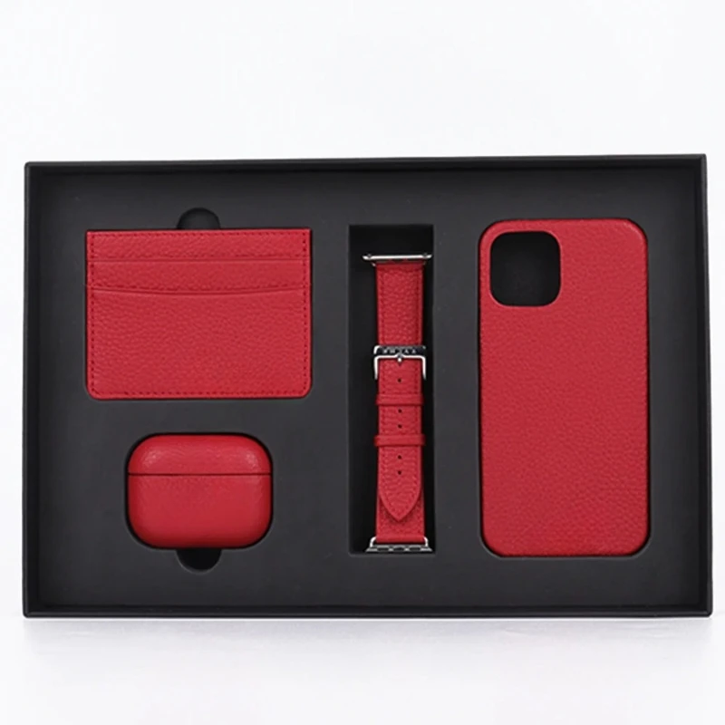 

Earphone box leather phone case.