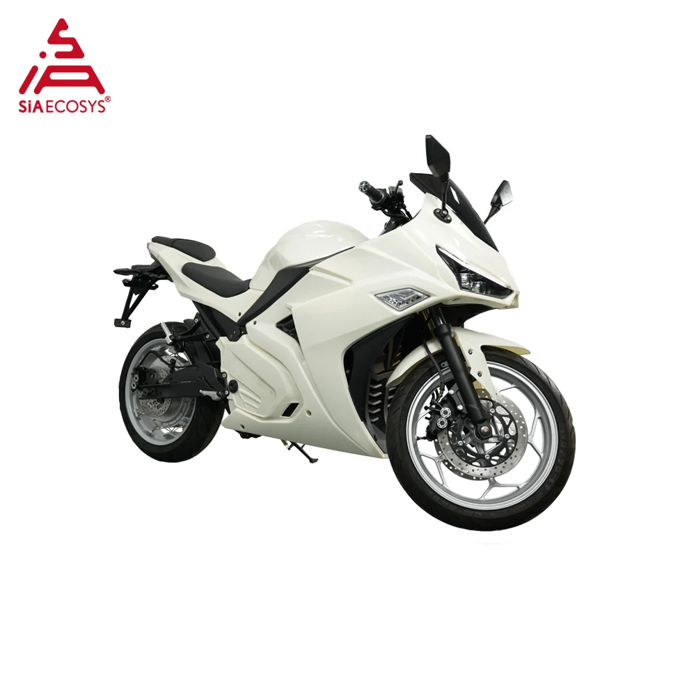 Electric Motorcycle Ninja 72V 8000W 120KPH Electric Scooter High Range Motorcycle with Front and Rear Disc Brakes