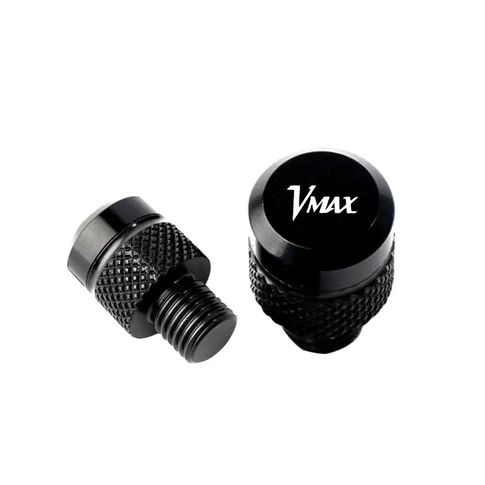 Motorcycle CNC Rearview Side Mirror Hole Cap Plug Accessories For Yamaha VMAX V-MAX 1200 1700