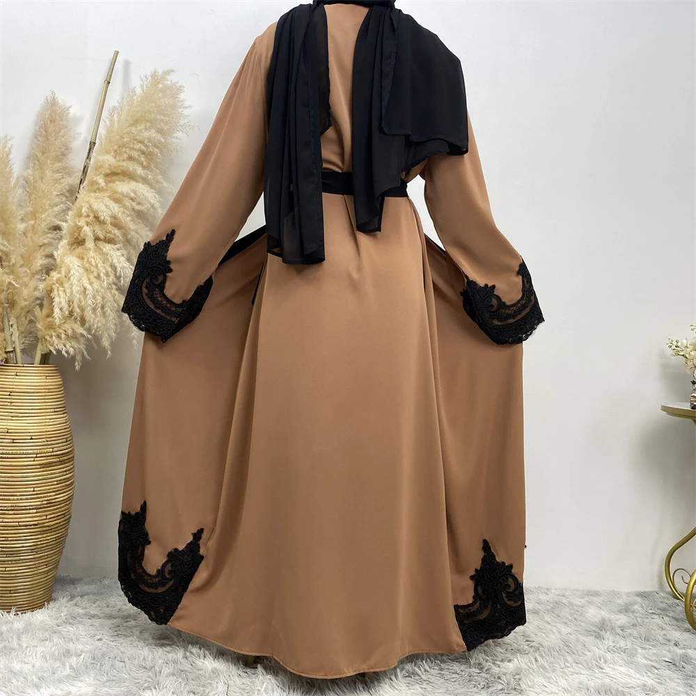 Robe longue africaine pour femmes musulmanes, vêtements de mode, Abaya ouverte, Kaftan Dubaï, Turquie, Islam de luxe, Kimono Ramadan Caftan, Prière