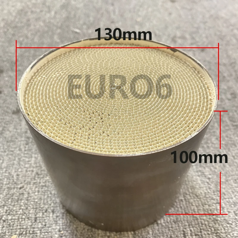 Euro 6 Katalysator 130x100MM 200 400CPSI Hochleistungs-Abgassystem für GA-Auto-Katalysator