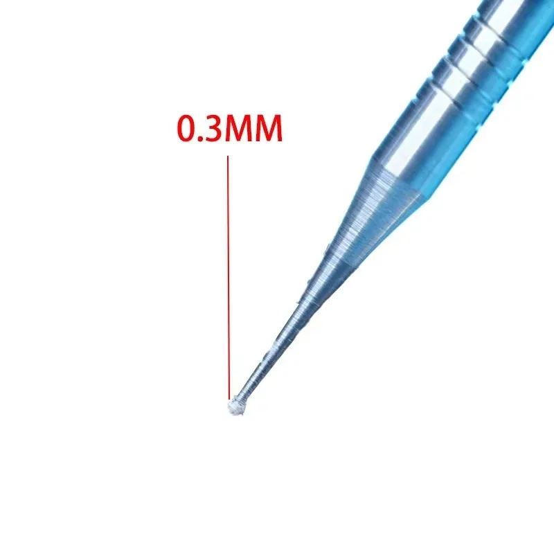 Rabbitfix  Grinding Needle 0.3/0.4mm Ball Tip High Hardness Tungsten Steel for Mobile Phone PCB Engraving Repair image 4