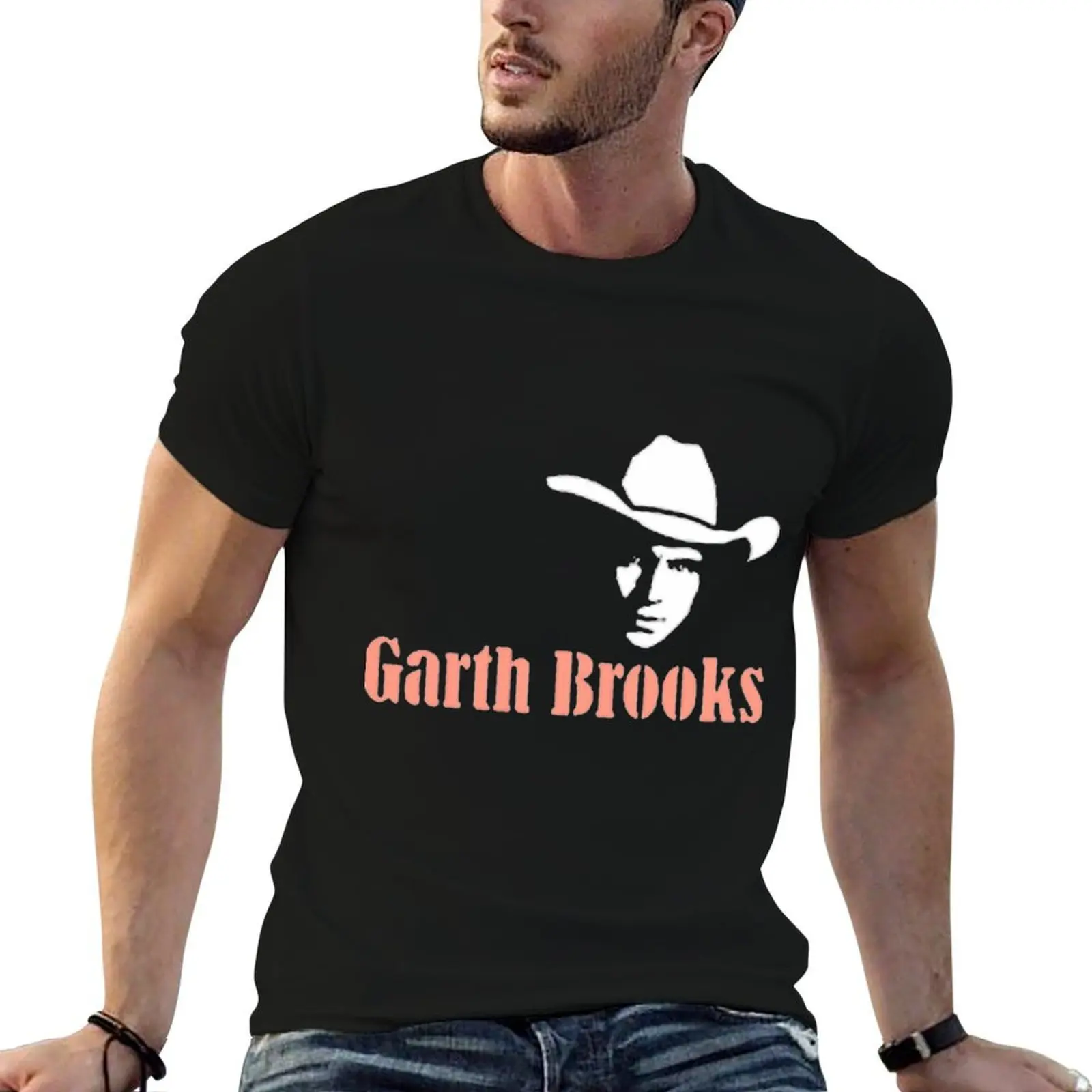 Camiseta esencial Garth Brooks Art, camiseta para hombre, camiseta de verano para hombre, camiseta 100 por ciento de algodón para hombre, camiseta de lujo