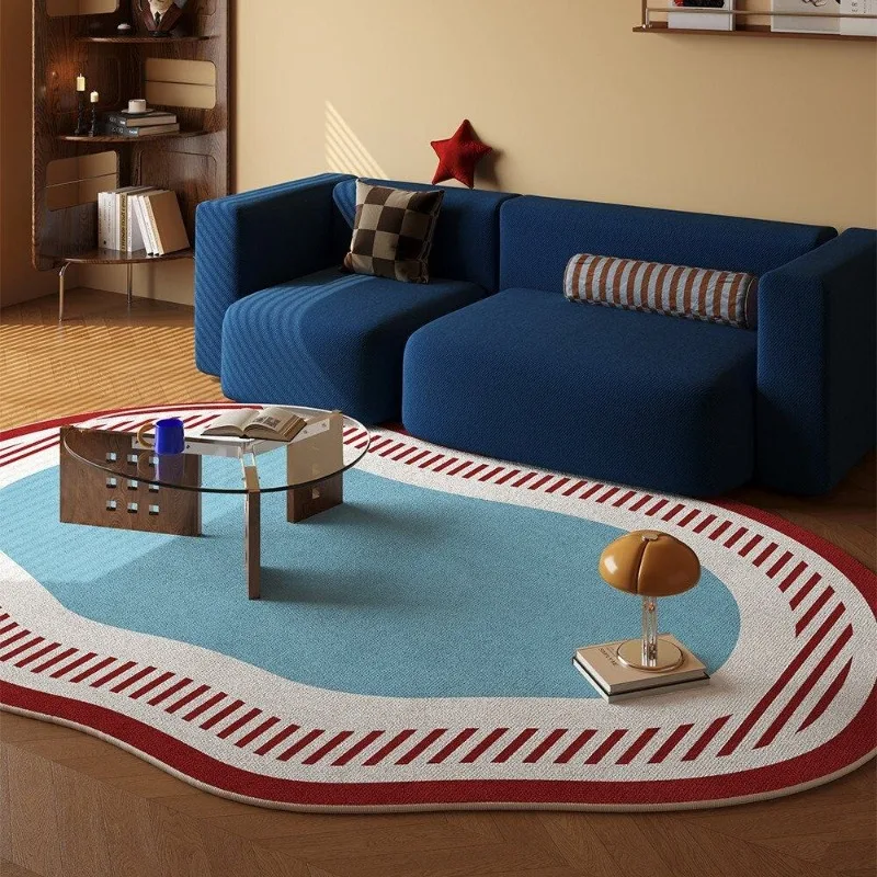 Irregular Minimalist Color-Blocked Decorative Living Room Carpet Artistic Creative Bedroom Rug Large Area Sofa Coffee Mat Ковер