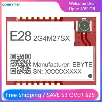 Lora SX1280 pa + lan 27dBm 2.4 2.4ghz spiワイヤレスrfモジュール8キロ長距離cdebyte E28-2G4T27SXトランスミッタipex穴スマートホーム