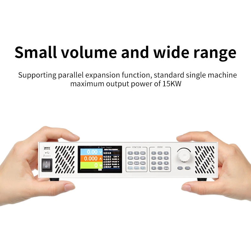 Programowalny zasilacz stabilizujący regulowane napięcie prądu stałego o dużej mocy z programowalnym wysoki prąd i wysokim napięciem