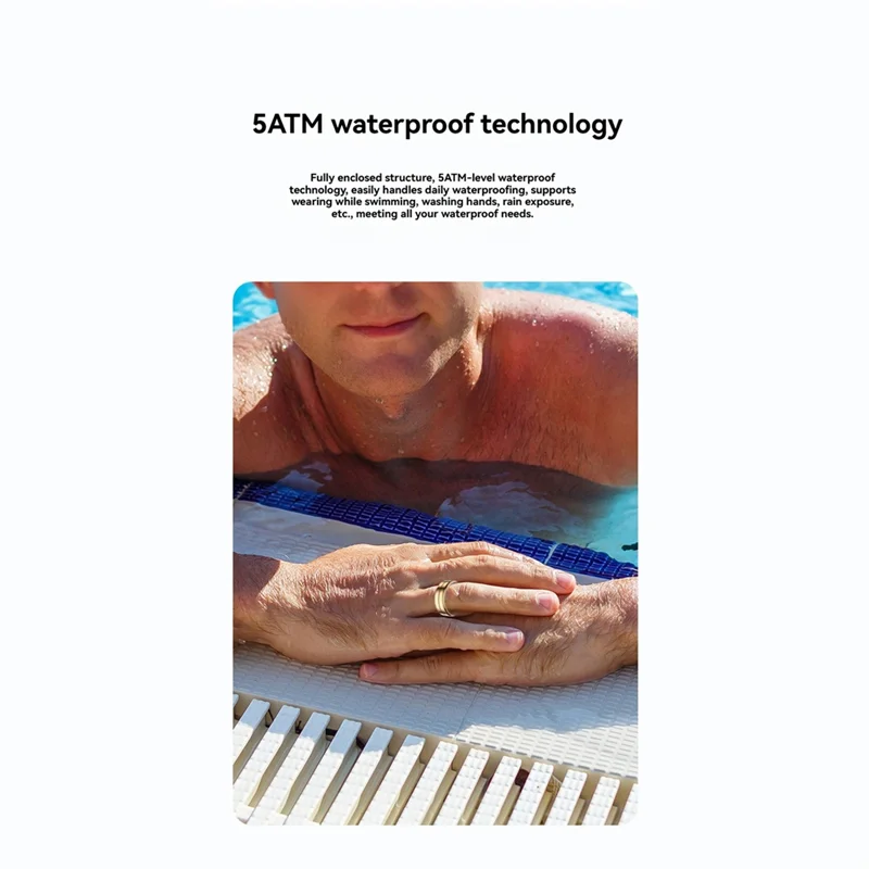 Inteligentny pierścień z trybami wielu sportów, sterowaniem gestami, monitorowaniem tętna, natlenienia krwi, śledzeniem snu i stresu oraz funkcją fitness trackera B