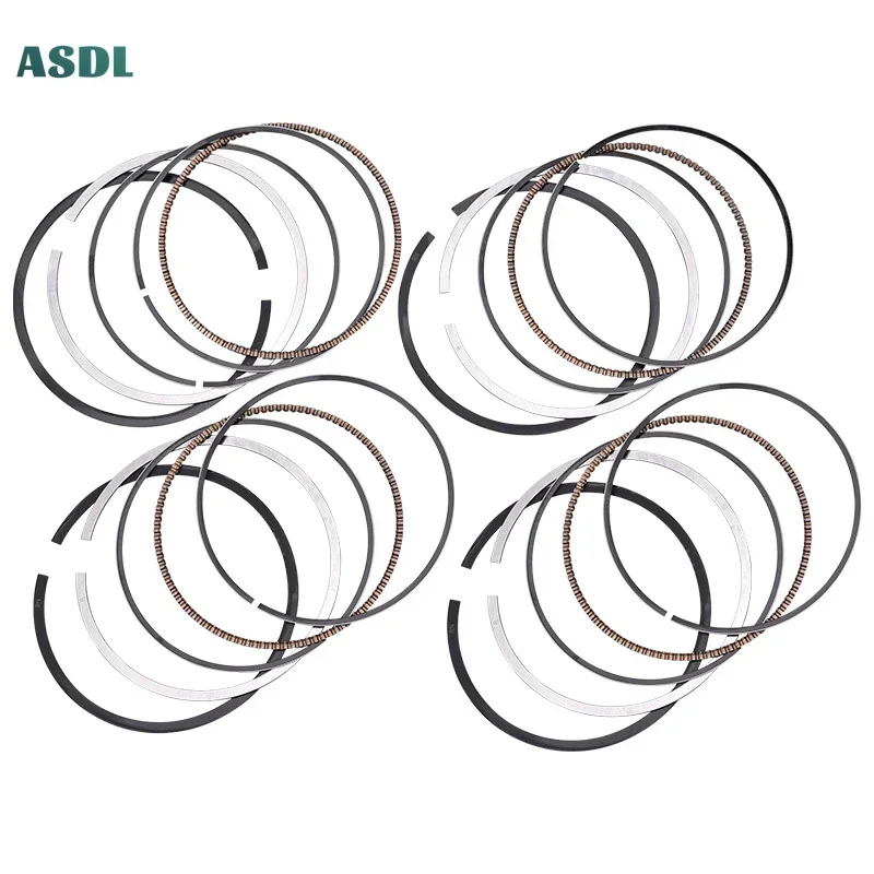 1/4pcs 49mm 250cc Motorbike Engine Cylinder Piston Rings Kit for KAWASAKI ZXR250 1991-1998 ZR250 Balius 2000 ZR ZXR 250 Rings
