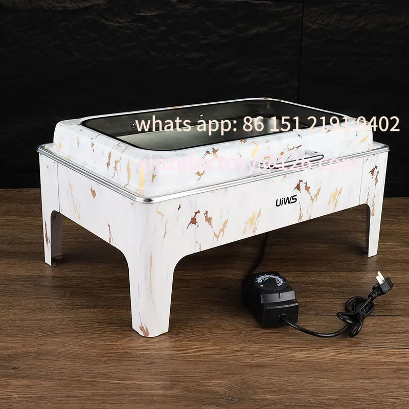 

Customizable Hotel Restaurant Suitable for Visual Electric Heating Buffet Stove Alcohol Heating Buffet Stove