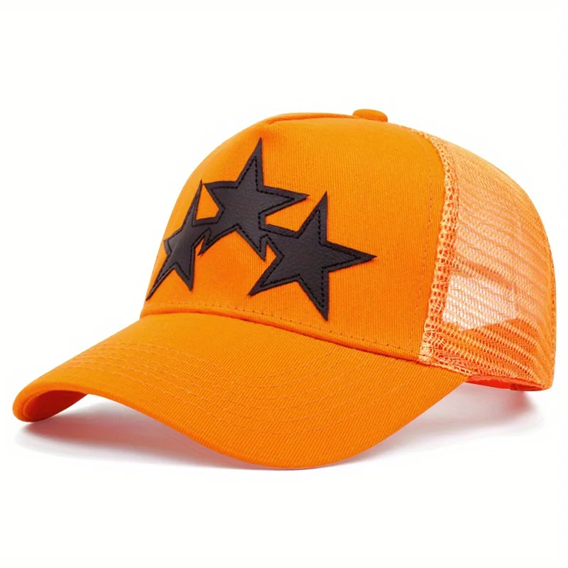 Star Embroidery Baseball Caps For Women Men Snapback Hats Summer Breathable Sun Visors Women Casual Man Trucker Cap Casquette