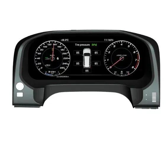 

Popular Hot sell UPSZTEC 12.3" Auto Dashboard Lcd Display Car Speedometer Oil Gauge Instrument Cluster for Prado 10-17 Multimedi