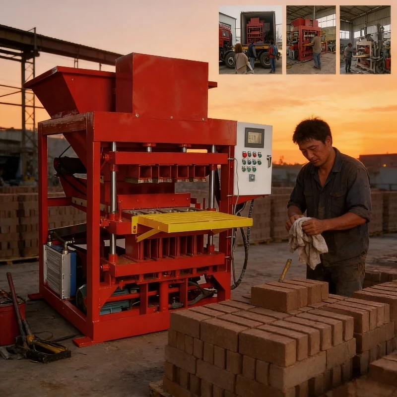 

Industrial Automatic Brick Making Machine Large Scale Cement Concrete Block Production for Paving Bricks