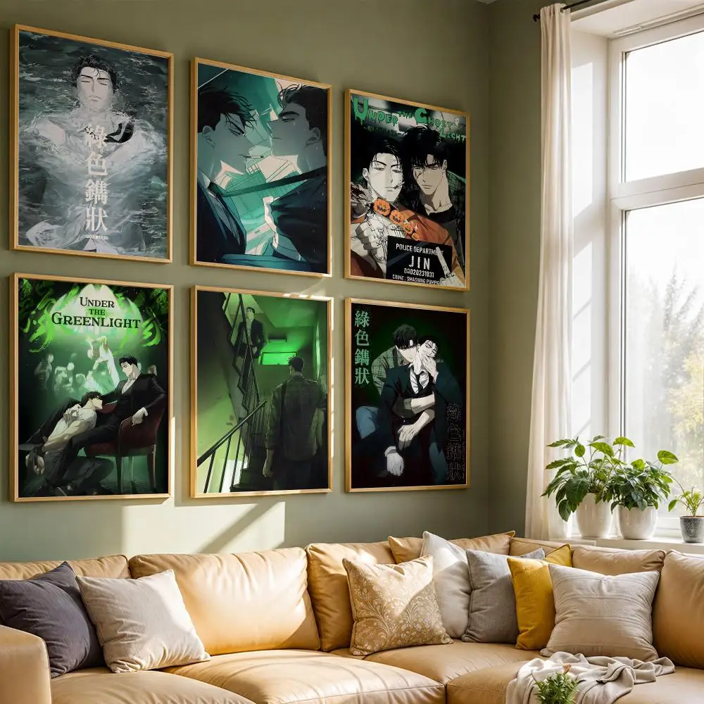 Comics Under The G-Greenlight Poster HD Self Adhesive Waterproof Wall Art Ideal for Home Office Dorm Bedroom Great Gift