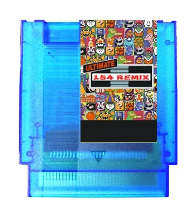 Newest NES 154 in 1 Remix Game Cartridge Classic Collection 72 Pin Game Card For NES Video Game Console