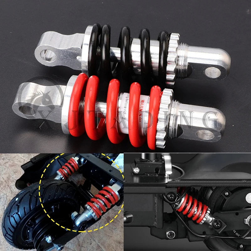 

100mm/105mm Aluminum Alloy Rear Shock aAbsorber Suspension For 8 Inch 10 Inch Electric Scooter Folding Scooter Pocket Bike Parts