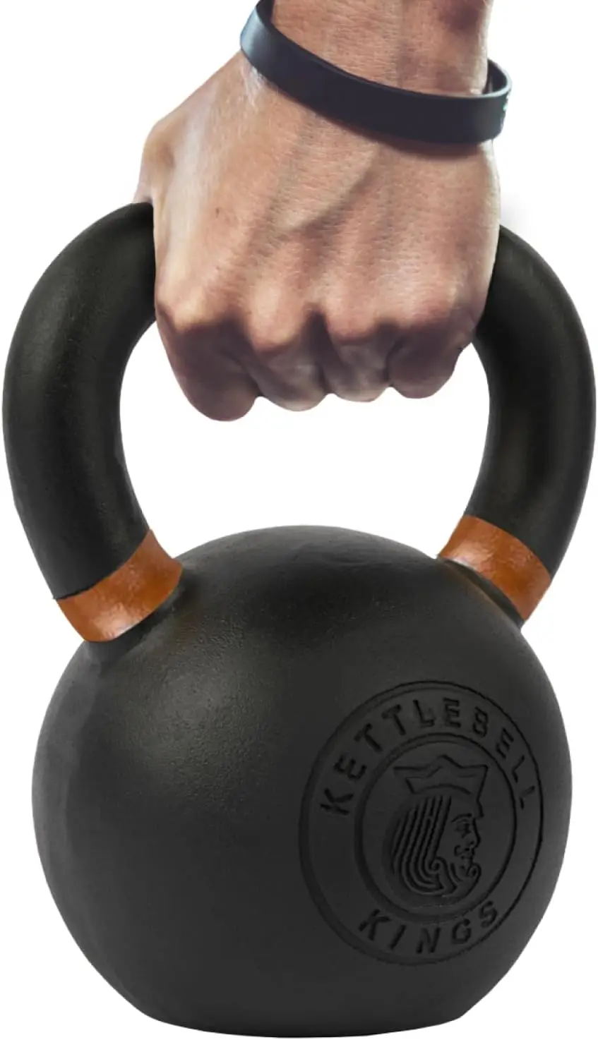 Kings Powder Coated Kettlebell Weights - 9-97 lb Strength Training Kettlebells for Men and Women - Hand Weights Workout Gym Equi