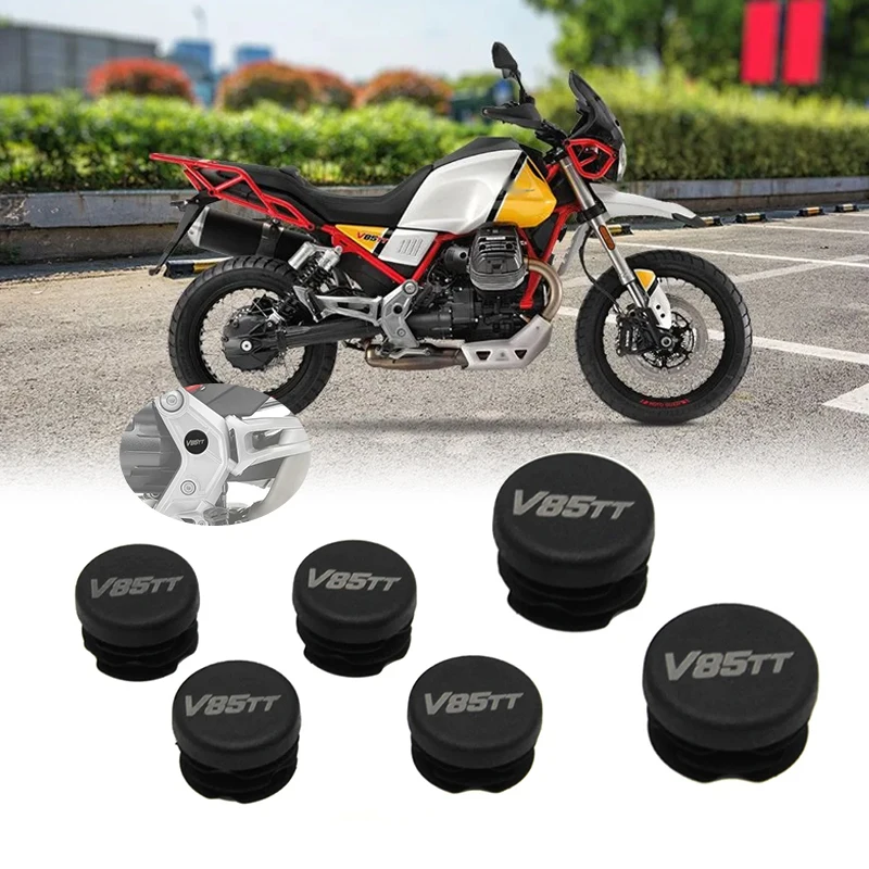 Accessori MOTO tappi di copertura del foro del telaio tappo decorativo Set di cappucci per telaio adatto per MOTO GUZZI V85TT V85tt 2019-2022 2020