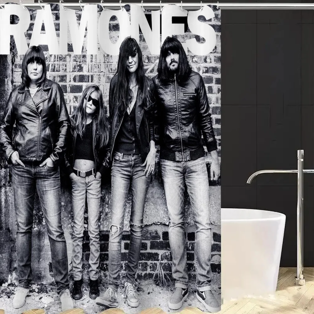 Rock-Ramones Zasłona łazienkowa Zasłony prysznicowe do zestawów akcesoriów łazienkowych Luksusowa składana przegroda