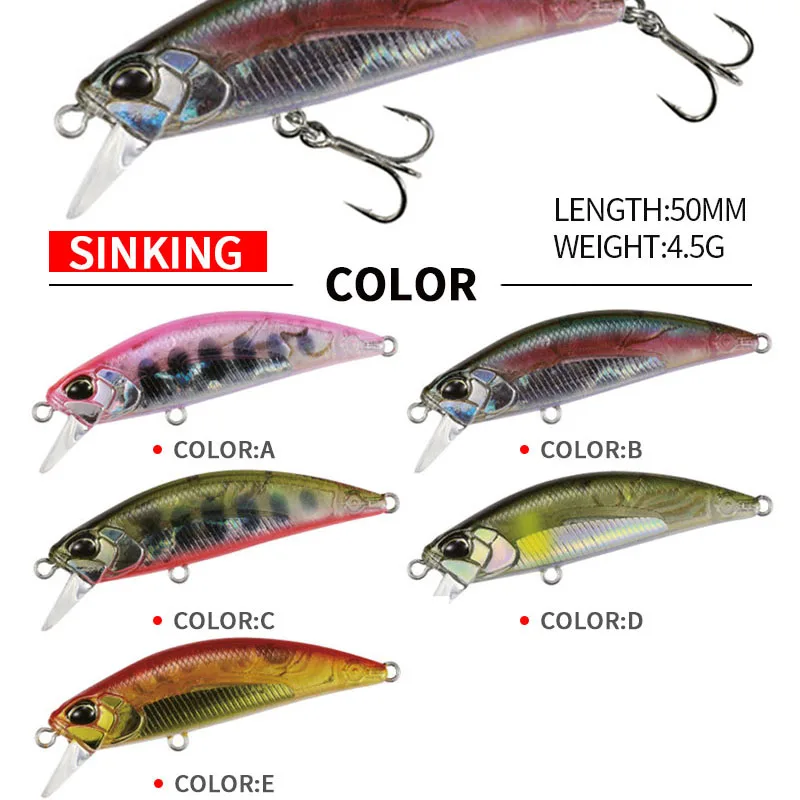 Señuelos Crankbait para lubina – Mini hundibles de agua dulce - imagen 5