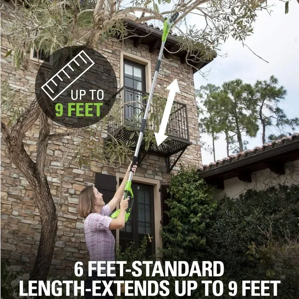 40V 8" Polesaw + Pole Hedge, 2.0Ah Battery (Gen 1)