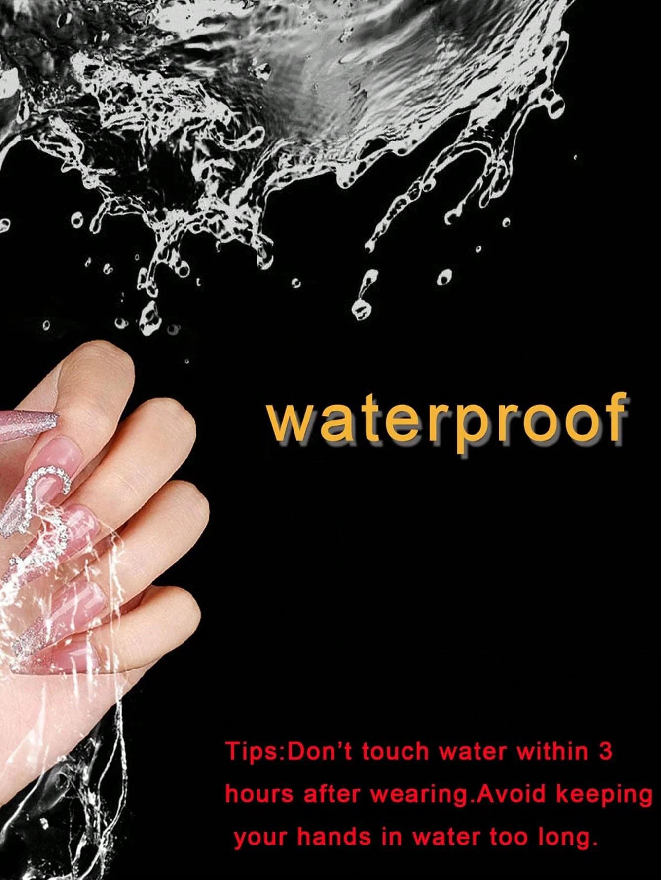 240 Stück/10 Blatt doppelseitiger Kleber-Nagelaufkleber, Nagelklebeaufkleber transparent, wasserfest