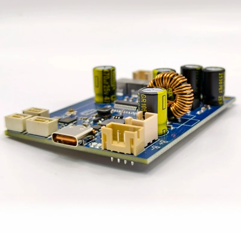 SOTAMIA 2*25W Adjustable Tone Bluetooth Power Amplifier 3.5 Input and Output Knob High and Low Tone 7.4V Integrated Charging