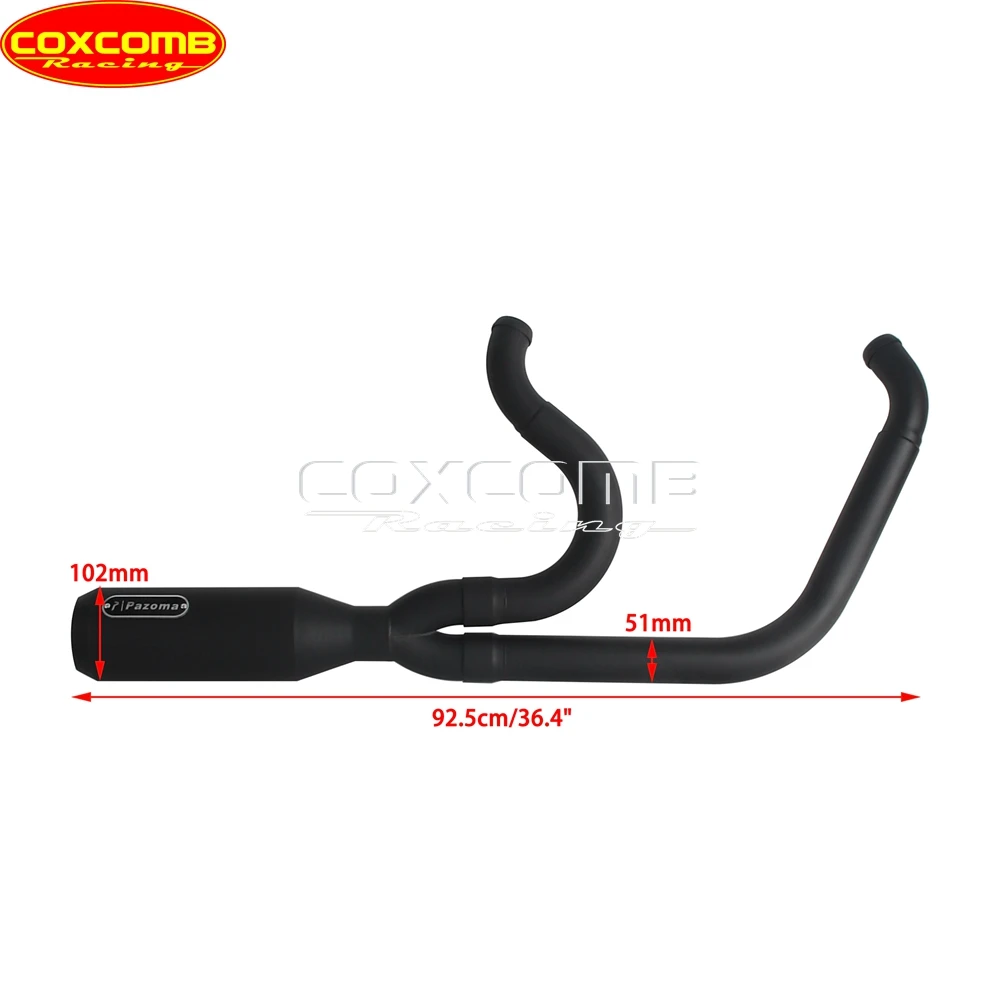 ل هارلي سوفتيل فات بوب FXFB FXFBS القياسية FXST دراجة نارية الانزلاق على العادم 1.75 "-2" رأس ربط الأنابيب الخمار DB القاتل 2018 + #4