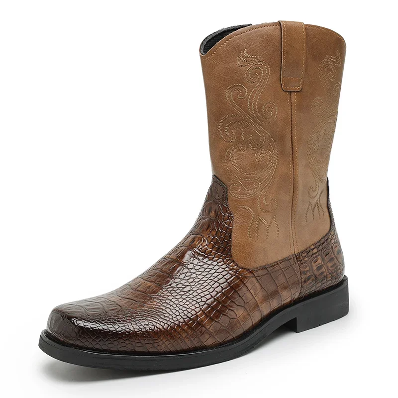 

Men's High Top Casual Boots Autumn and Winter British Youth Versatile Trendy Boots Soft Sole Anti Slip Outdoor Shoes Zapatillas