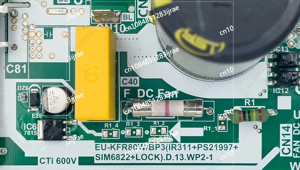 New for Midea Air Conditioner Control Board EU-KFR80W/BP3(IR311+PS21997+SIM6822+LOCK).D.13.WP2-1 17122000018251 Circuit PCB