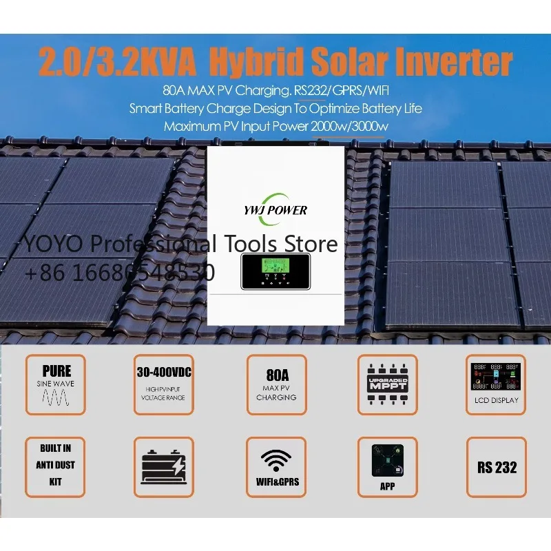 

Hal 1KW 2KW 3KW 4KW 6KW 8KW 10KW ON/OFF Grid Hybrid Solar Inverter Price Physical Stock 48V 24V 12V MPPT Dual AC Sine Wave Inver