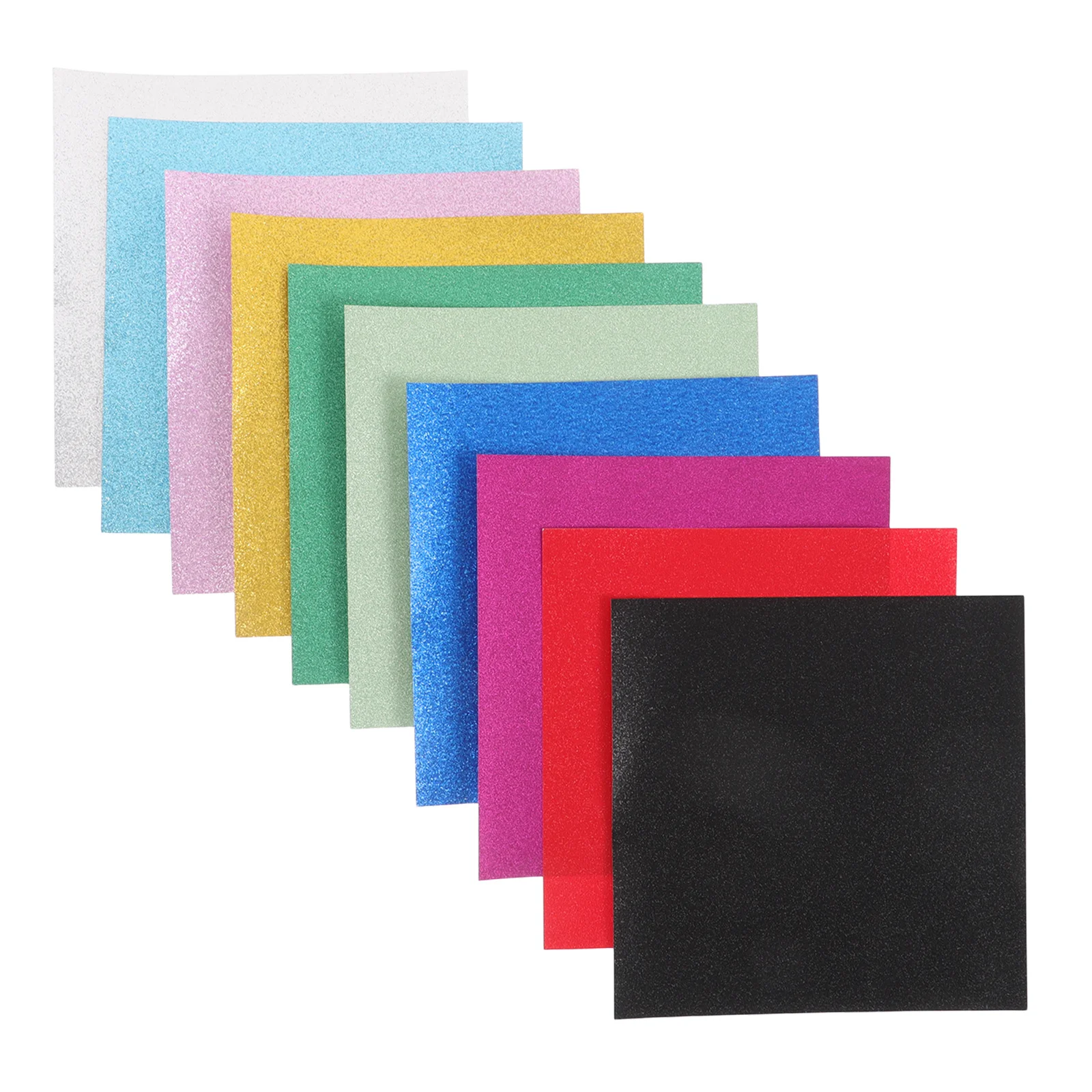 

60 Sheets Glitter Origami Paper 15cm 10 Colors No-Shed Sparkly Sheets for DIY Crafts Scrapbooking Card Making Decorative Folding