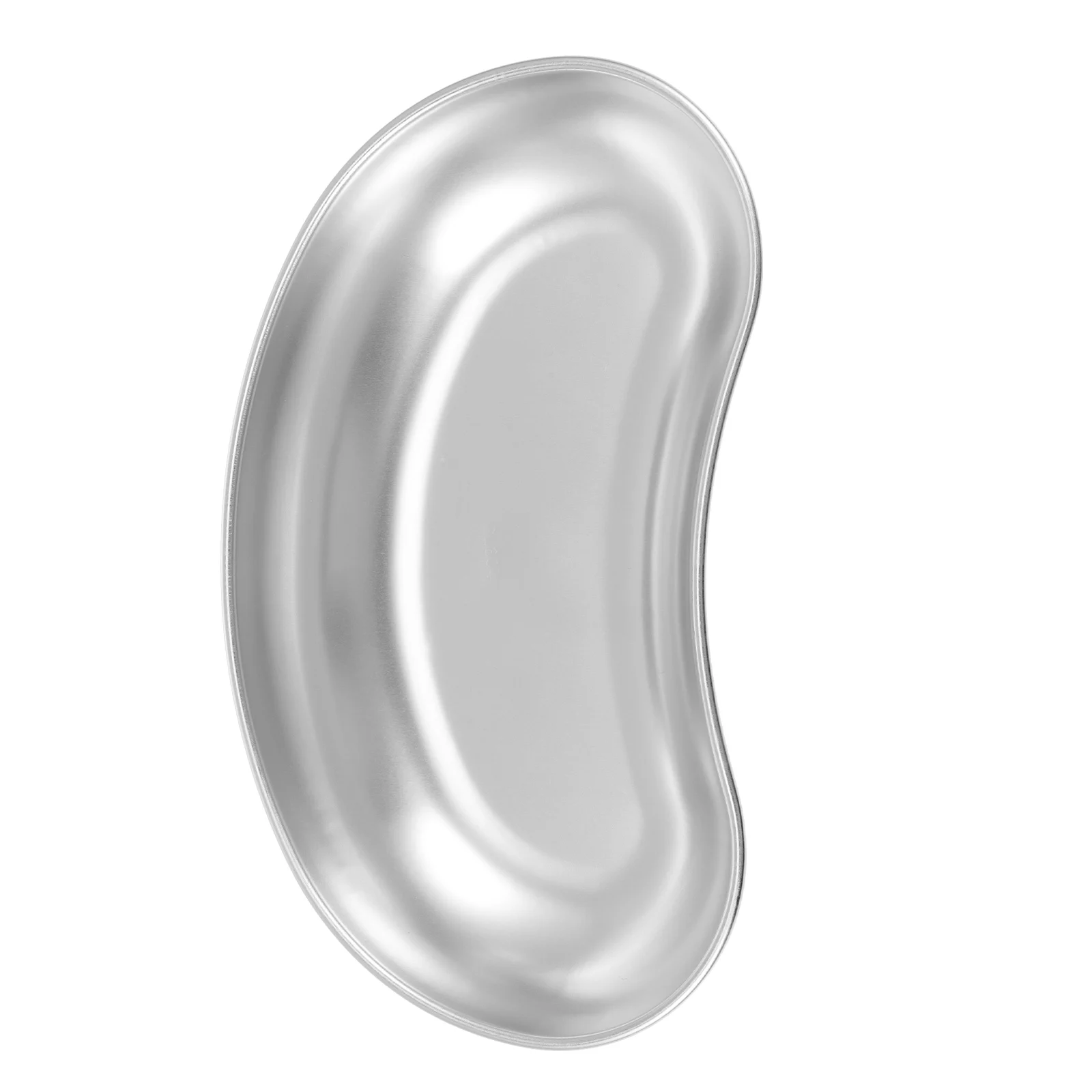 

Stainless Steel Tray Grade 304 Small Hospital Kidney Plate Bending Storage Disinfecting Moderate Height Easy Cleaning Silver