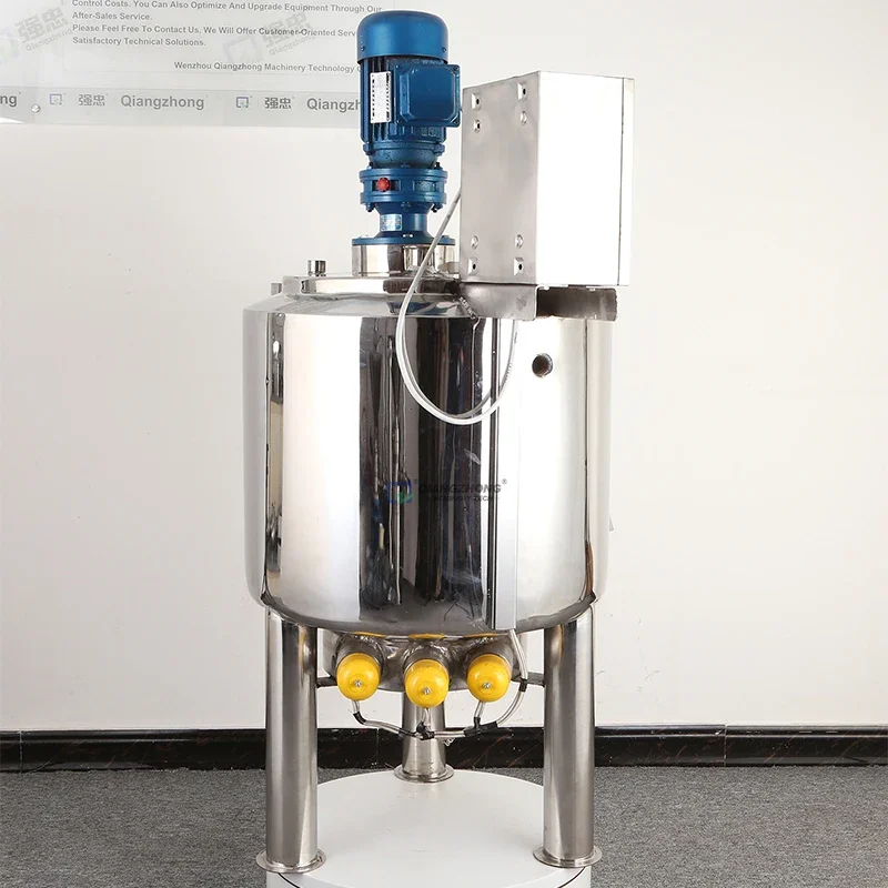 500L Stainless Steel Heating Gelatin Mixing Tank Sugar Wax Melting Tank Sau Mixer hine