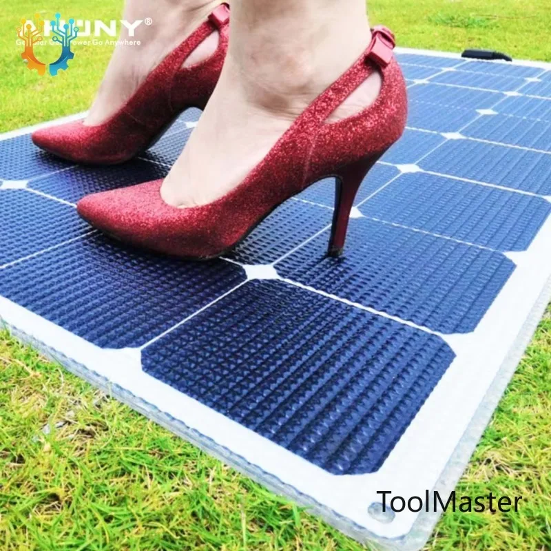 

【2026】Customized 115W Walkable Solar Panel With Anti-Slippery Surface Semi-flexible Rough ETFE For Marine Boat Yacht IBC Type