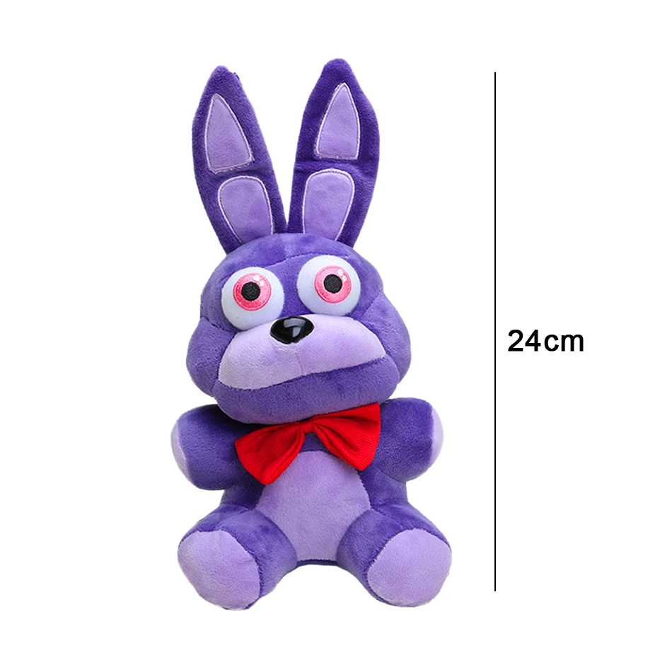 Nowa 18-centymetrowa pluszowa zabawka FNFN Freddy, pluszaki, niedźwiedź, królik, zabawki z gry af, pluszaki, prezent urodzinowy, świąteczny dla dzieci.