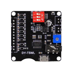 5W MP3 Player Sound Module Voice Playback Board 9CH 1-for-1Control Audio Player Module Memory Card U-Disk Audio Player Module