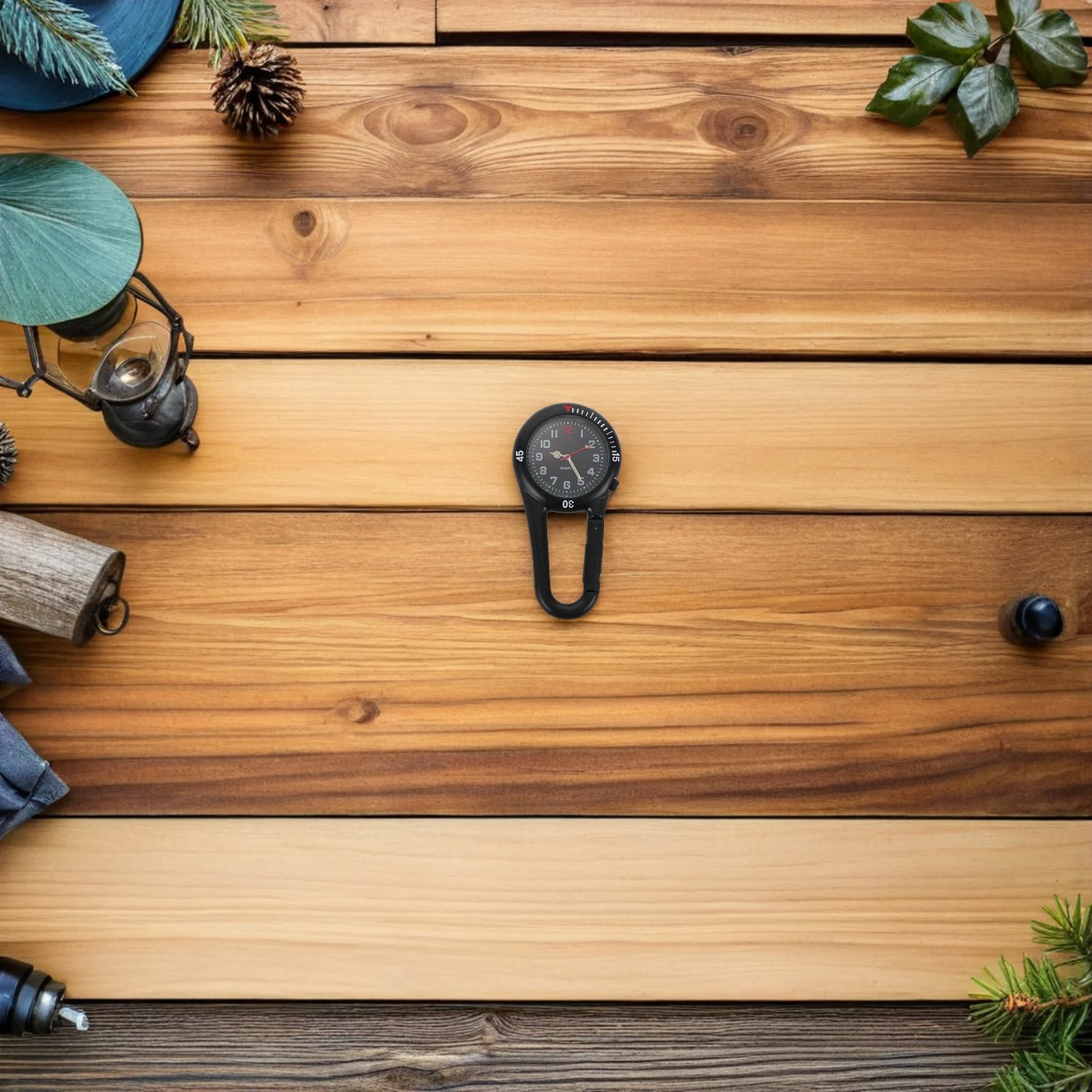 

Multifunctional Alloy Outdoor Hanging Pocket Watch Clip on Luminous Dial Compass Hiking Camping Mountaineering Watch