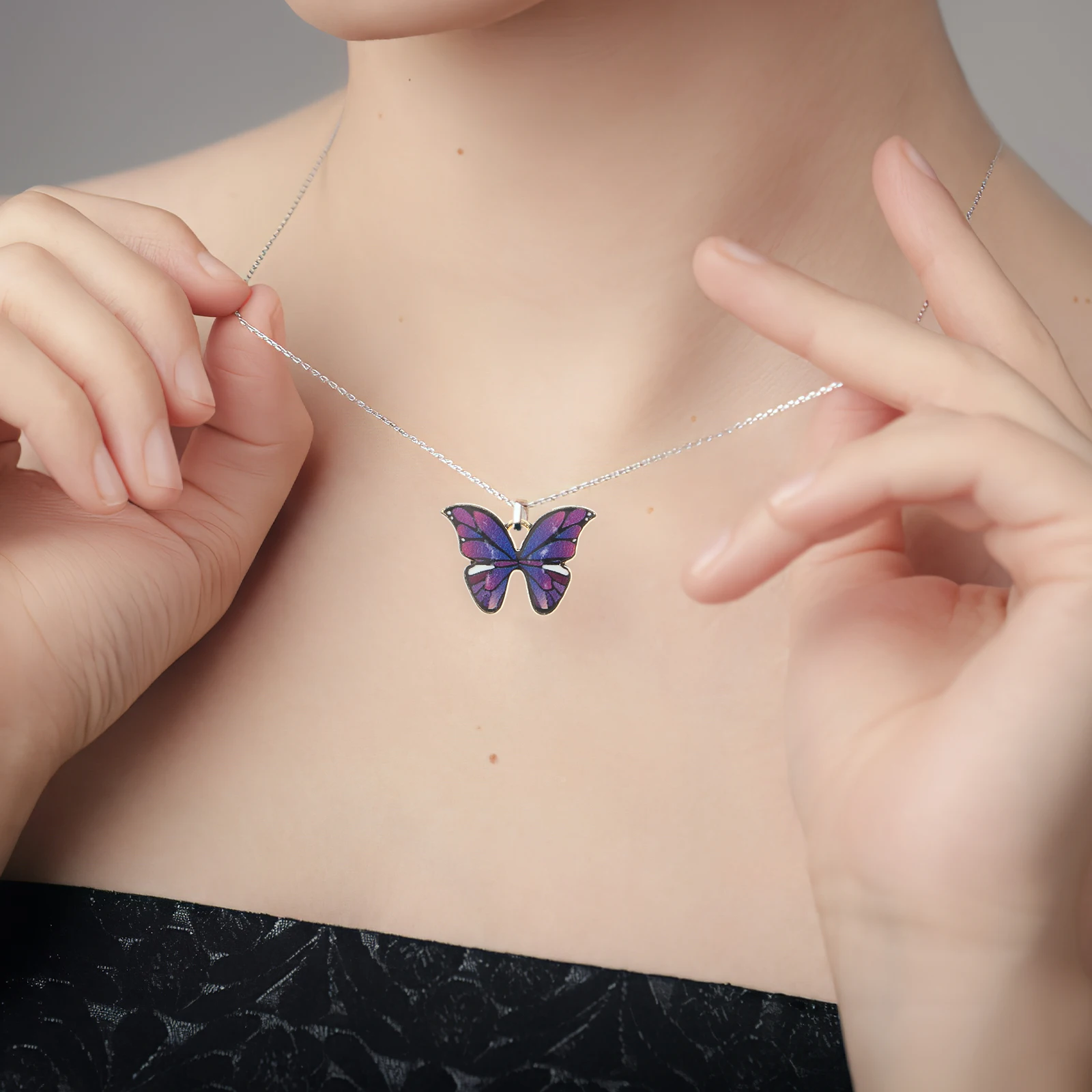 

20pcs Colorful Butterfly Pendant DIY Jewelry Accessories Mixed Colors Alloy Charms for Earrings Bracelets Necklaces Sweater