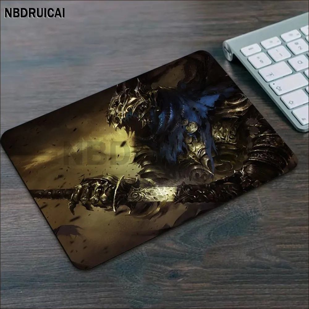 Grande Non-Slip Lockedge Dark Souls Mousepad, Espessado Writing Pad, Mouse Pad, Desktop, Escritório, Estudante, Jogos, Home Decor Cushion