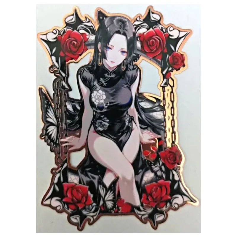 Anime Godin Verhaal Zeldzame Metalen Tafelblad Spel Breking Collectible Card Herta Boa Hancock Furina Speelgoed voor jongens Verjaardagscadeau