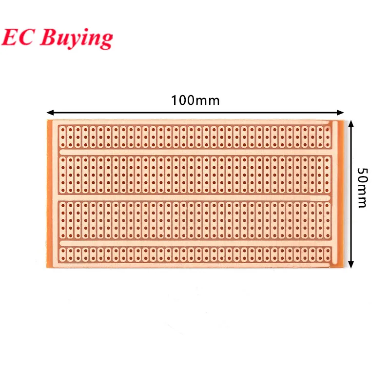 5Pcs/1pc 5X10cm 2-3-5 Joint Universal Board 5*10cm PCB General Experimental Matrix Circuit Board Test Breadboard Connector Hole