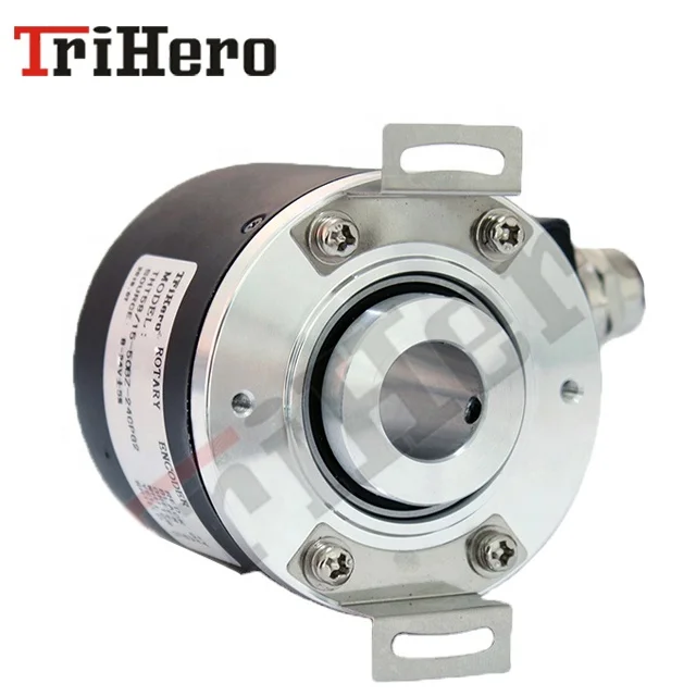 Conveying belt use external diameter 58mm, shaft size 15mm hollow shaft incremental rotary encoder THT58/15 encoder