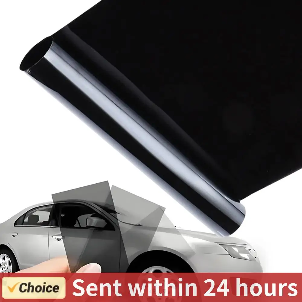 1 Roll Car Window Tint Film 1/5/15/25/35/50 Percent Black Car Window Foils Tinting Film Glass Summer UV Protector Sticker Films