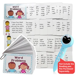 72 grupy/zestaw English Learning Card pytania gry puzzle dla dzieci zabawki dla dzieci gry Juegos Educativos wczesna zabawka edukacyjna