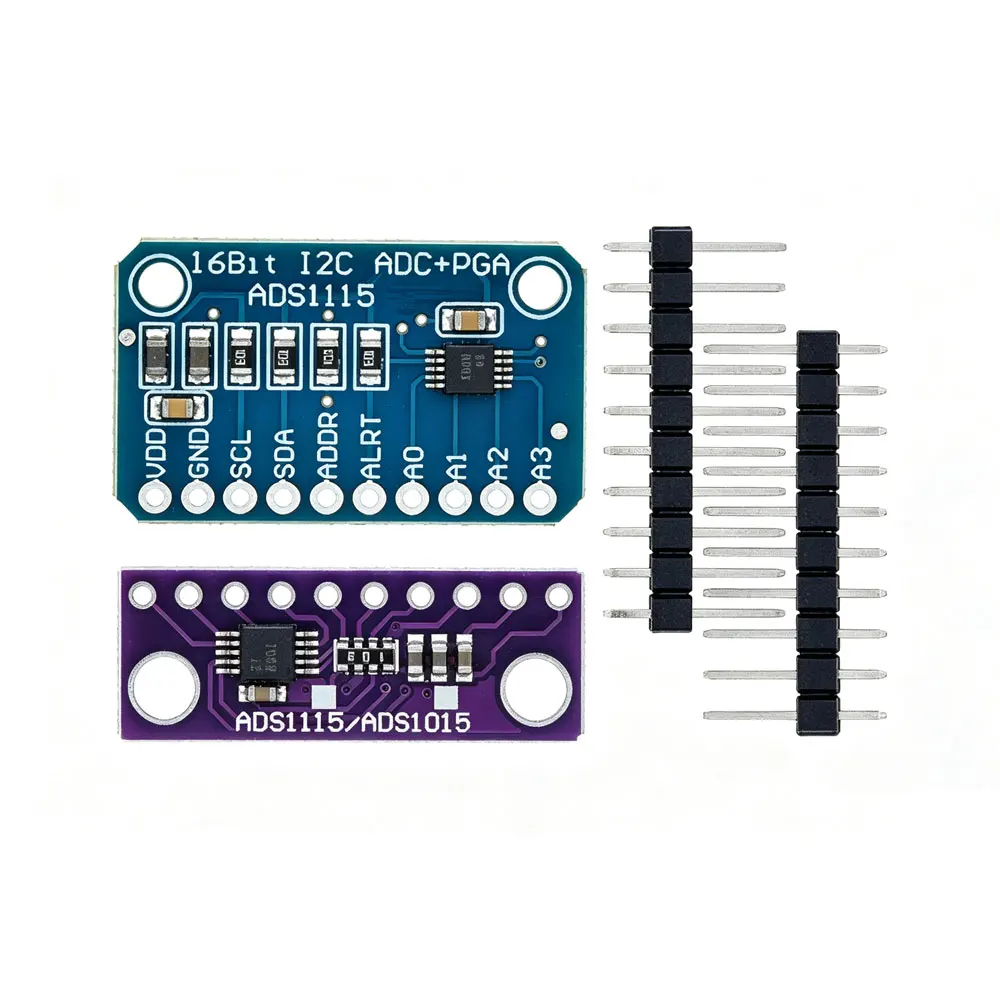 1-5 szt. 16-bitowy moduł I2C ADS1115 ADC 4-kanałowy z wzmacniaczem Pro Gain, 2.0V do 5.5V, dla Arduino RPi